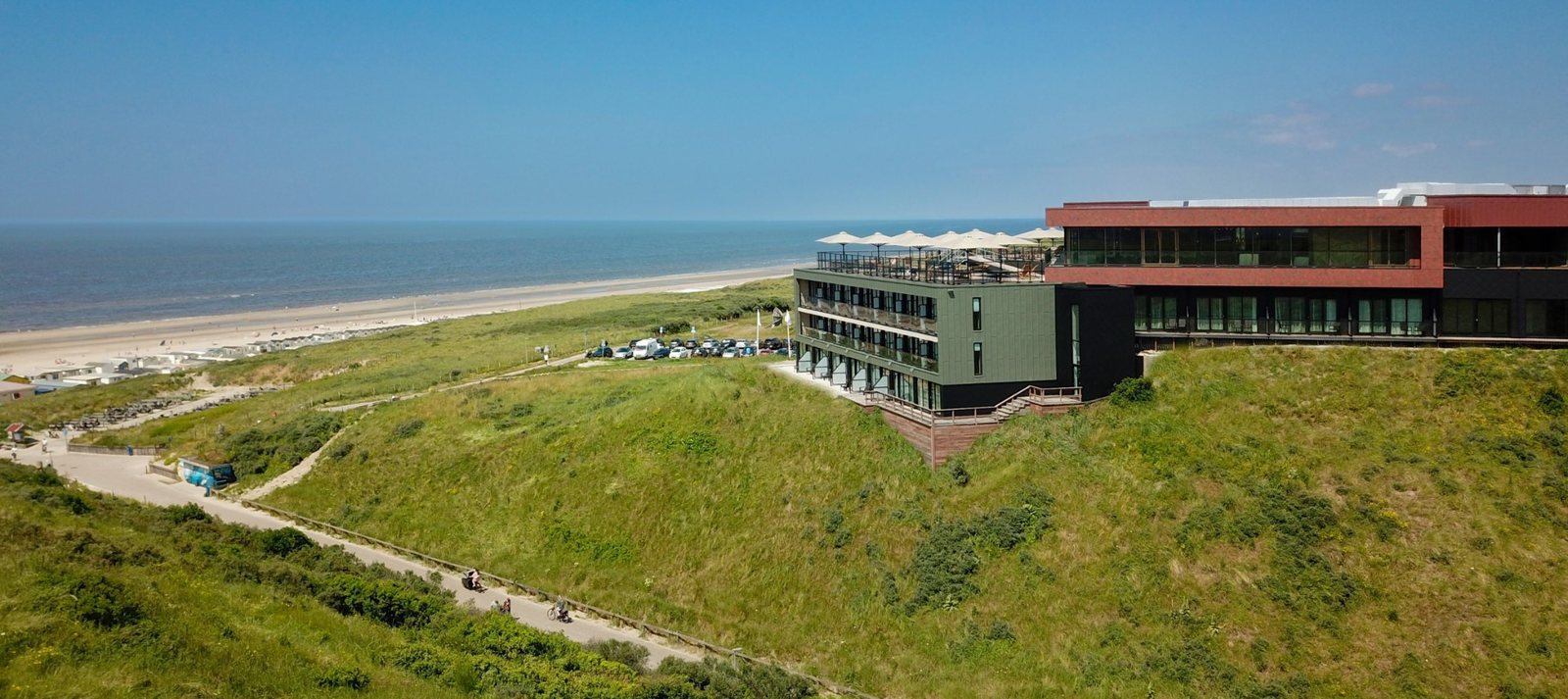 Strandhotel Het Hoge Duin direct aan de kust